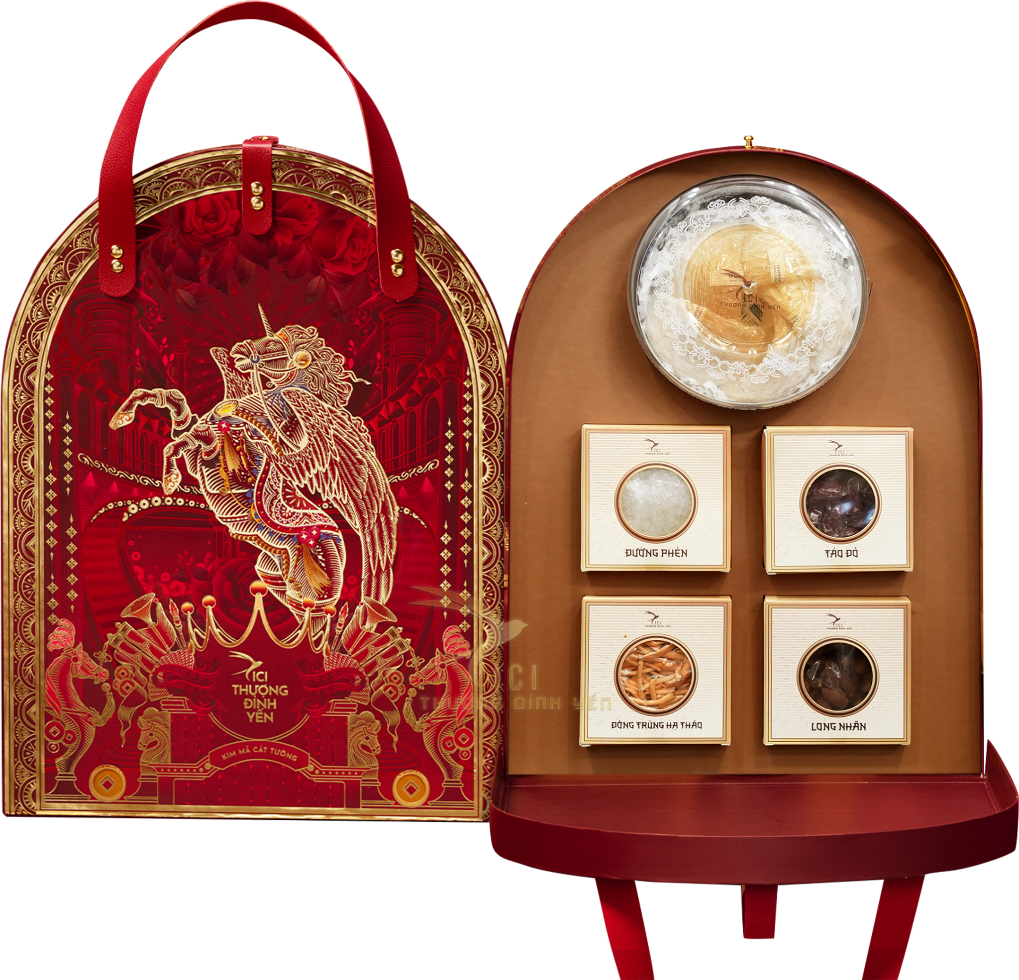 SET YẾN KHÔ TINH CHẾ KIM MÃ CÁT TƯỜNG 