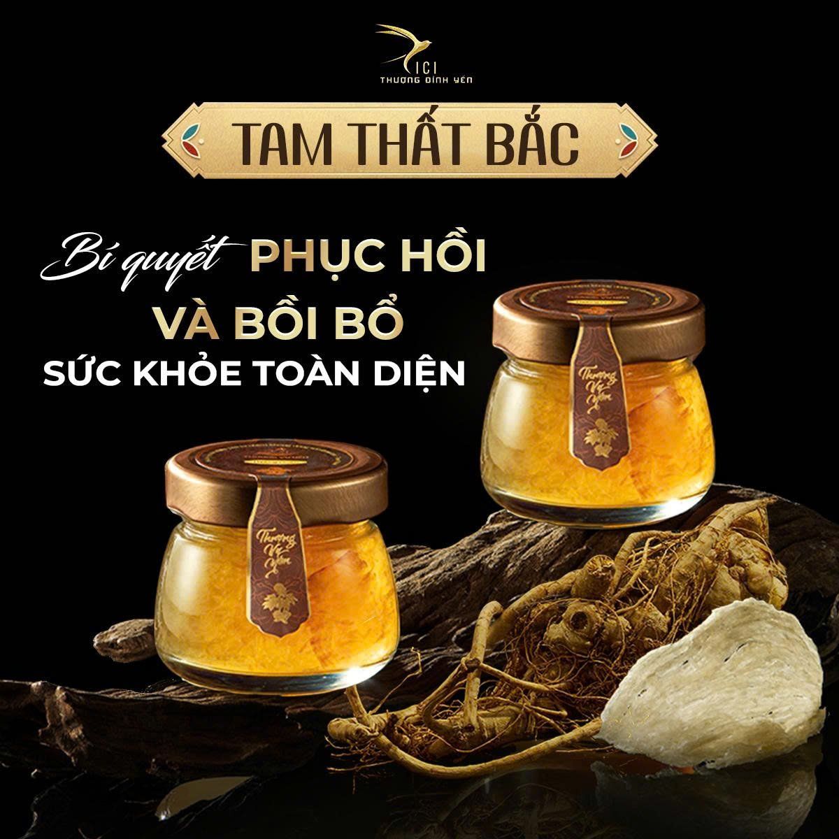  Yến Chưng Cao Phẩm - Tam Thất 