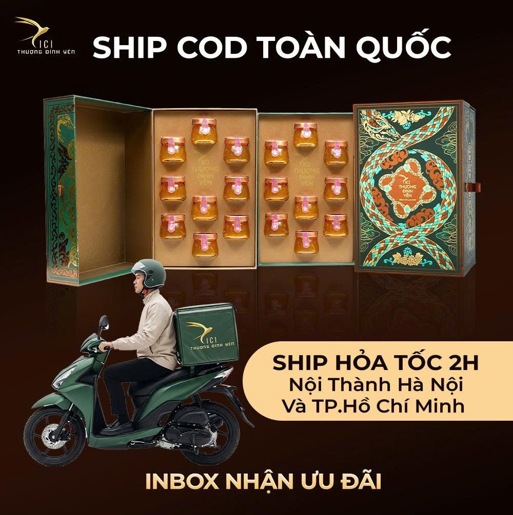  Yến Chưng Sẵn Cao Phẩm - Vị Gừng 
