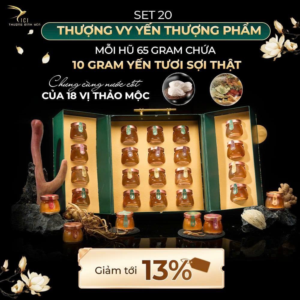  Set 20 Yến Chưng Sẵn Thượng Phẩm 