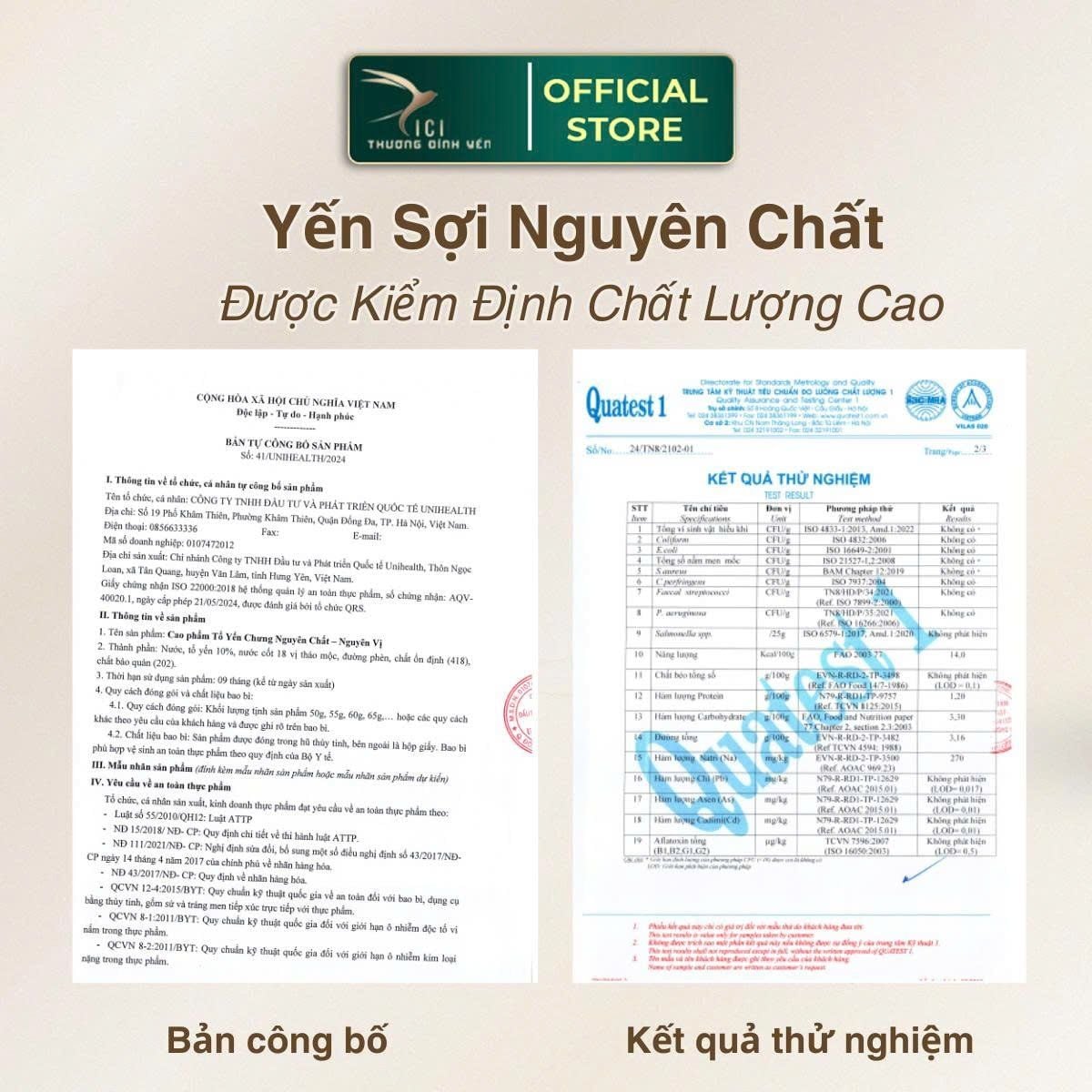  Yến Chưng Cao Phẩm  - vị Saffron 