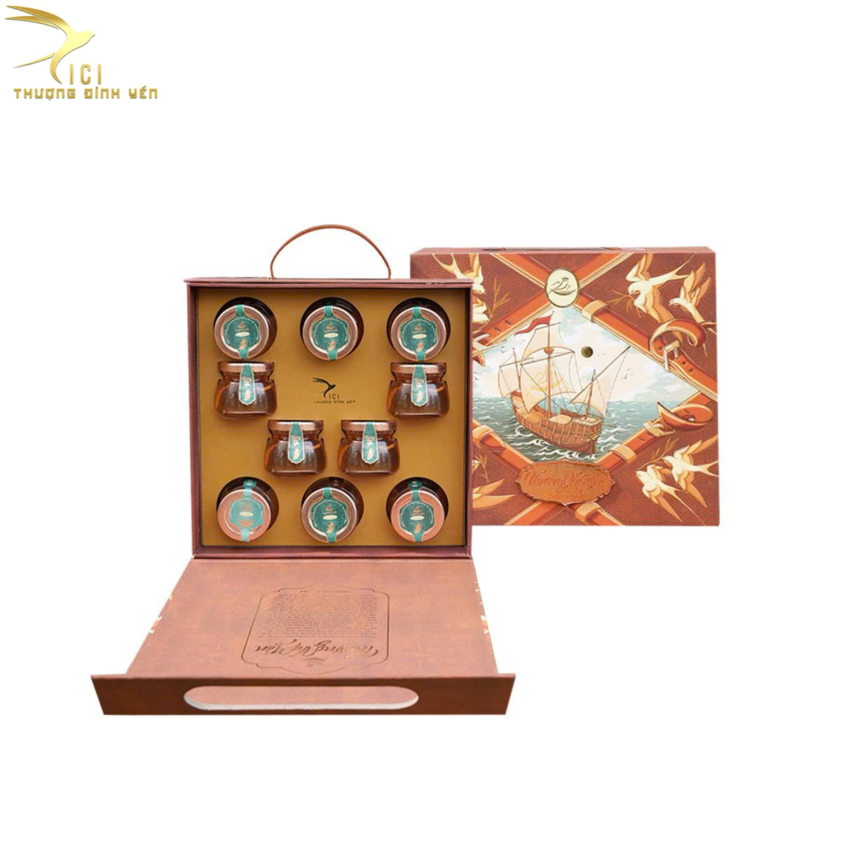  Set Quà Yến 10 Hũ 50G Cao Phẩm 