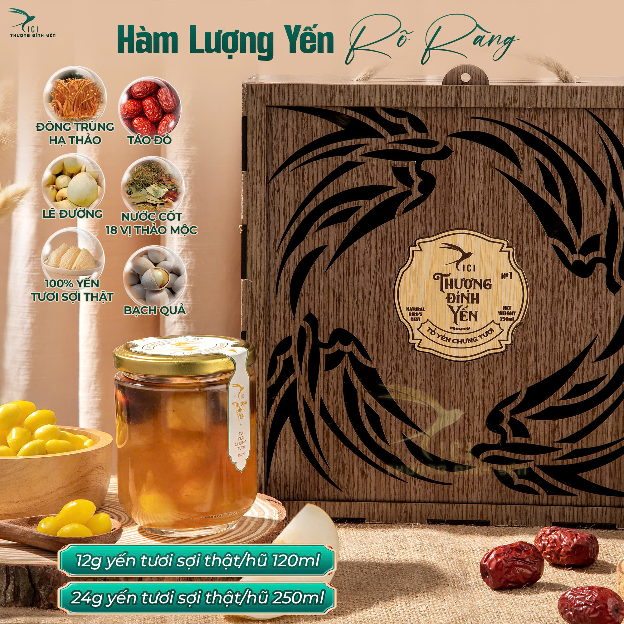  Set 6 Yến Chưng Tươi 