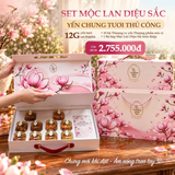  MỘC LAN DIỆU SẮC – SET QUÀ YẾN CAO CẤP 20/10 DÀNH TẶNG NGƯỜI PHỤ NỮ BẠN TRÂN QUÝ 