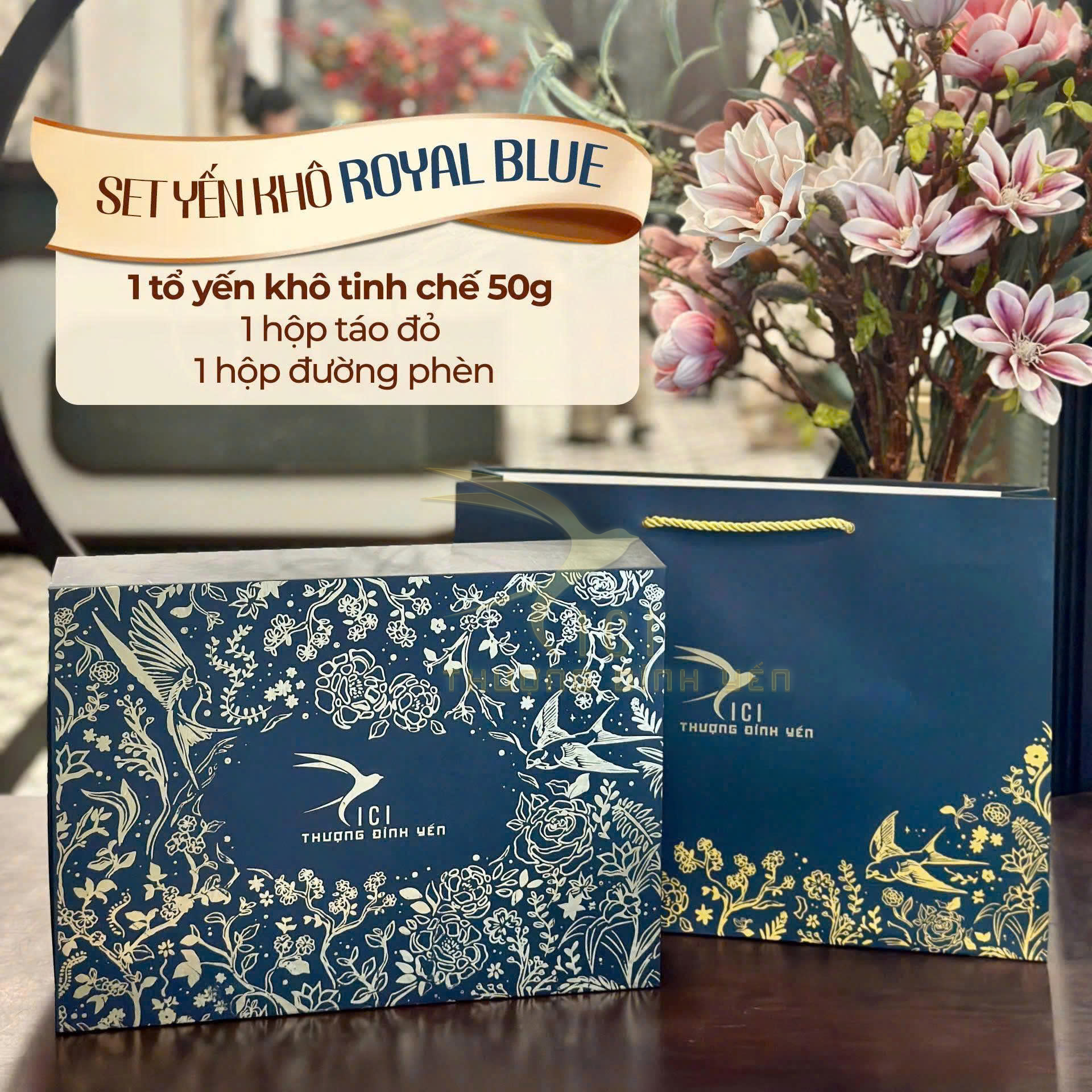  SET YẾN KHÔ CAO CẤP - ROYAL BLUE 