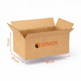  Hộp carton 30x20x15cm - Hộp carton trơn 