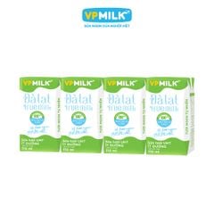 [Date 07/26] Sữa Tươi Nguyên Chất UHT Đà Lạt True Milk ÍT ĐƯỜNG 110ml/180ml - Mua 1 thùng tặng 3 lốc