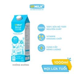 Sữa Tươi Thanh Trùng Đà Lạt True Milk không đường (Hộp Giấy) -CHỈ GIAO HÀNG TẠI HCM và NỘI THÀNH HÀ NỘI