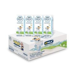 Thùng 48 hộp sữa Tiệt Trùng VPMilk Grow+ Ít Đường (110ml/180ml)