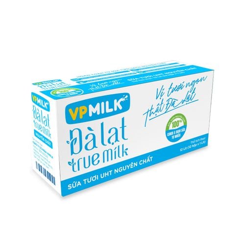 Sữa Tươi UHT Nguyên Chất VPMILK Đà Lạt True Milk 1 LÍT