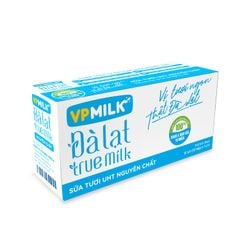 Sữa Tươi UHT Nguyên Chất VPMILK Đà Lạt True Milk 1 LÍT