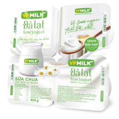 Sữa chua ăn VPMilk Đà Lạt True Yogurt ít đường - CHỈ GIAO HÀNG TẠI HCM và NỘI THÀNH HÀ NỘI