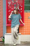  BIRDY STRIPE TEE/ green 