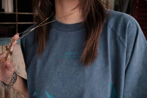  B.R.D.Y Atelier Logo Tee/blue 