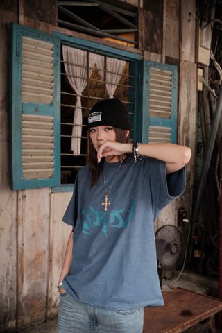  B.R.D.Y Atelier Logo Tee/blue 