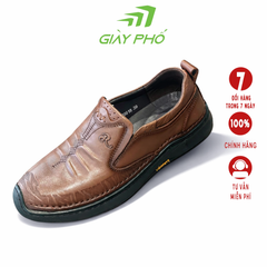 Giày Lười 124417 màu nâu