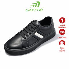 Giày thể thao da 124341 màu đen