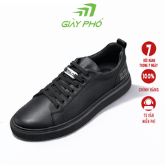 Giày thể thao da 124337 màu đen