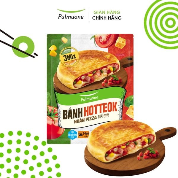  Bánh Hotteok nhân Pizza Pulmuone 360g 