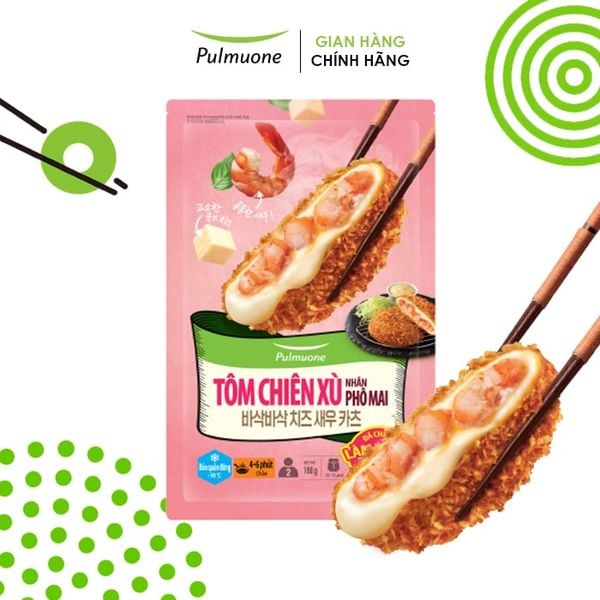  Tôm chiên xù nhân phô mai 180g 