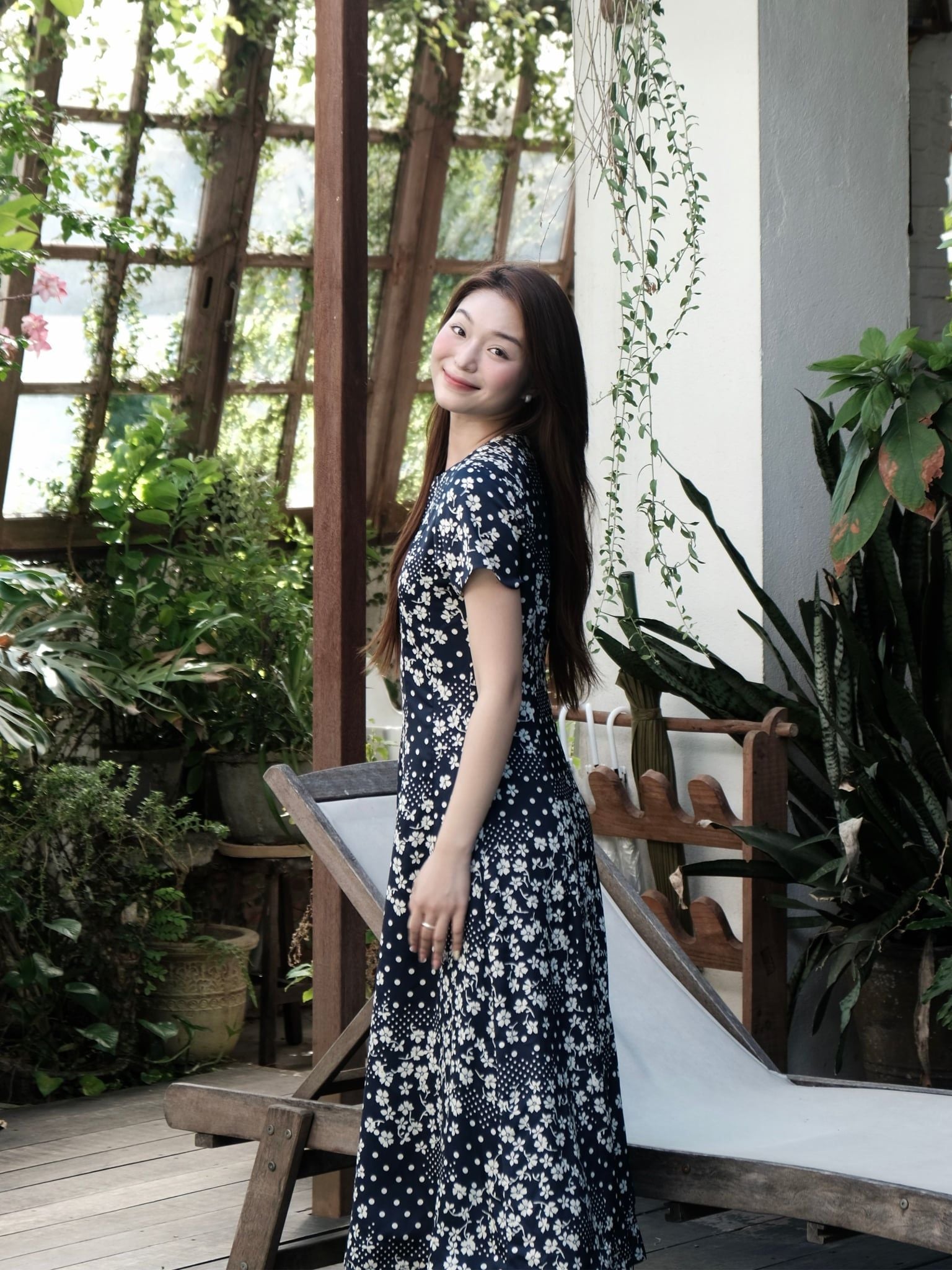  Đầm Thanh Hoa midi tùng xoè | Mauve Grace dress 