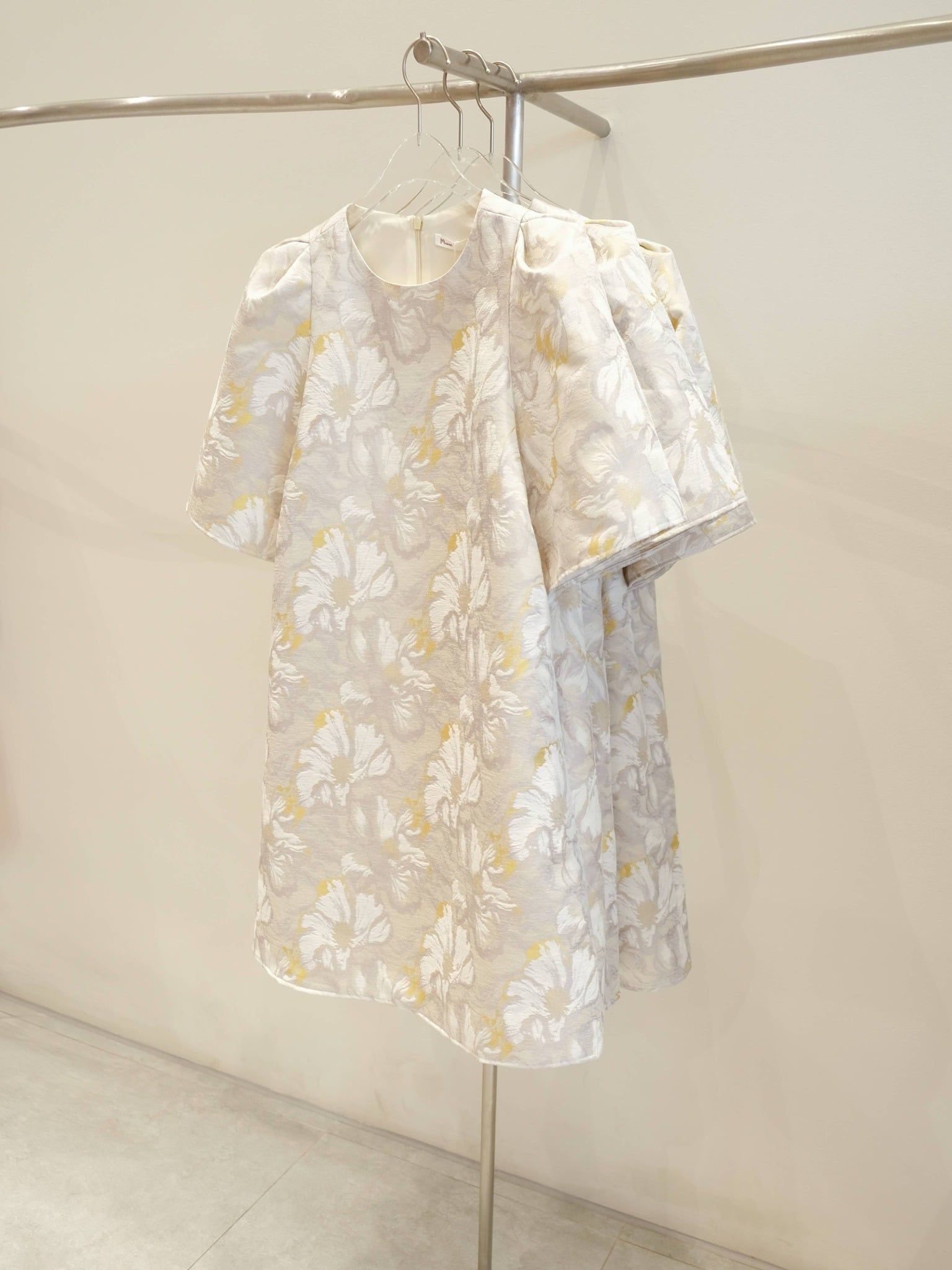  Đầm gấm tay chuông | Mauve Bell dress 