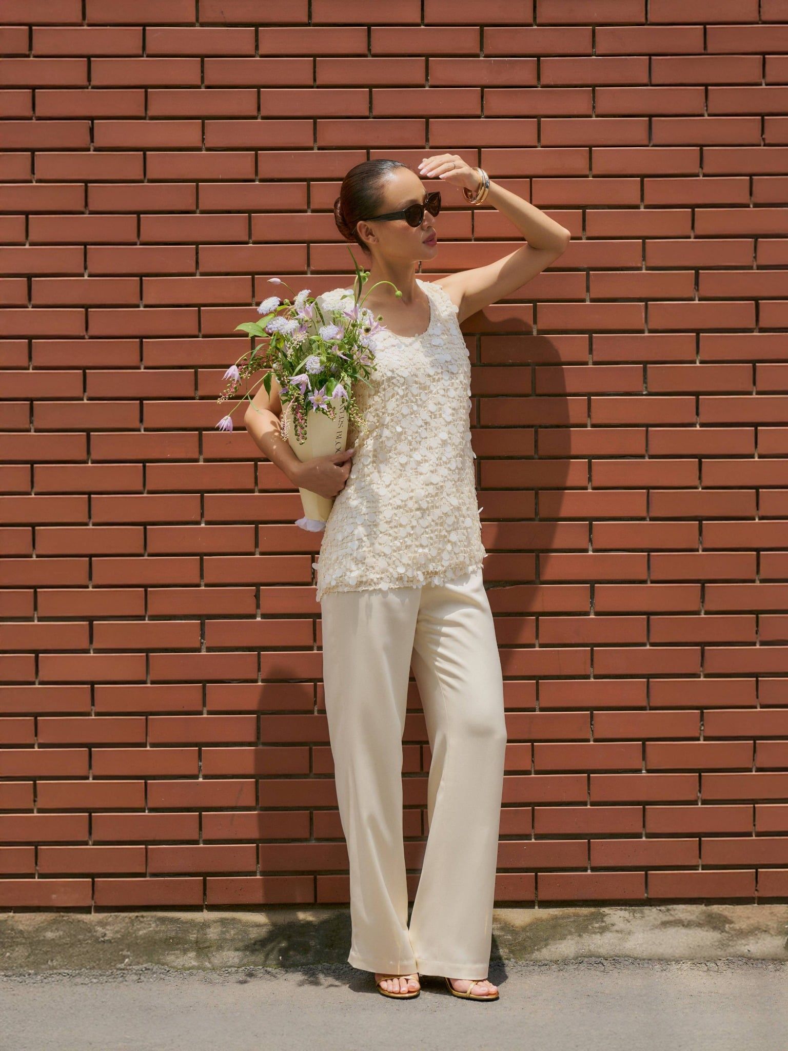  Quần lụa 2 lớp ống suông | Mauve Silk pants 