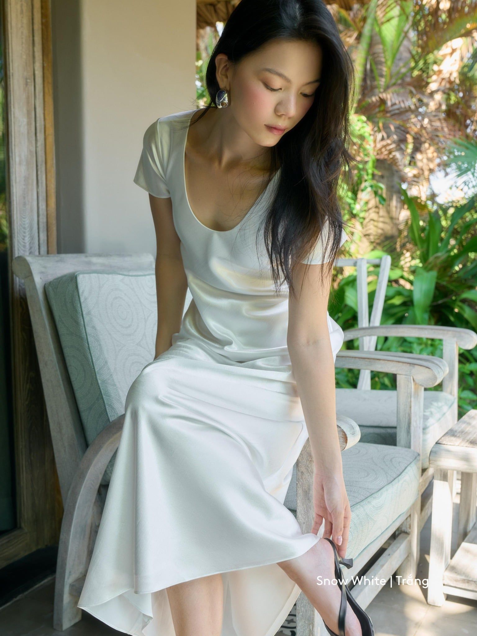  Đầm lụa đuôi cá | Mauve Mermaid Silk dress 