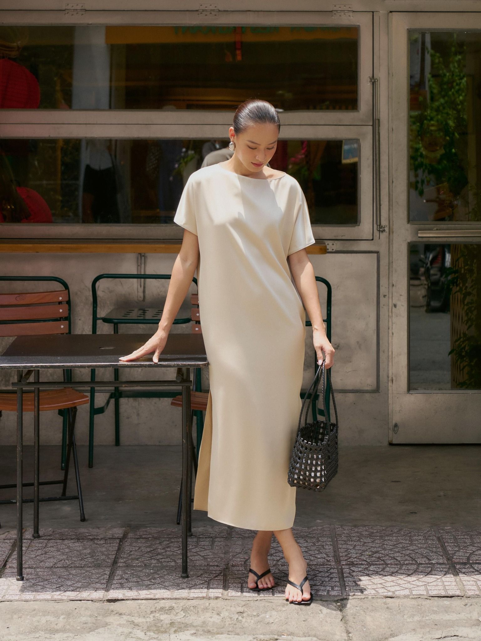  Mauve Signature dress - phiên bản trơn màu nâng cấp 