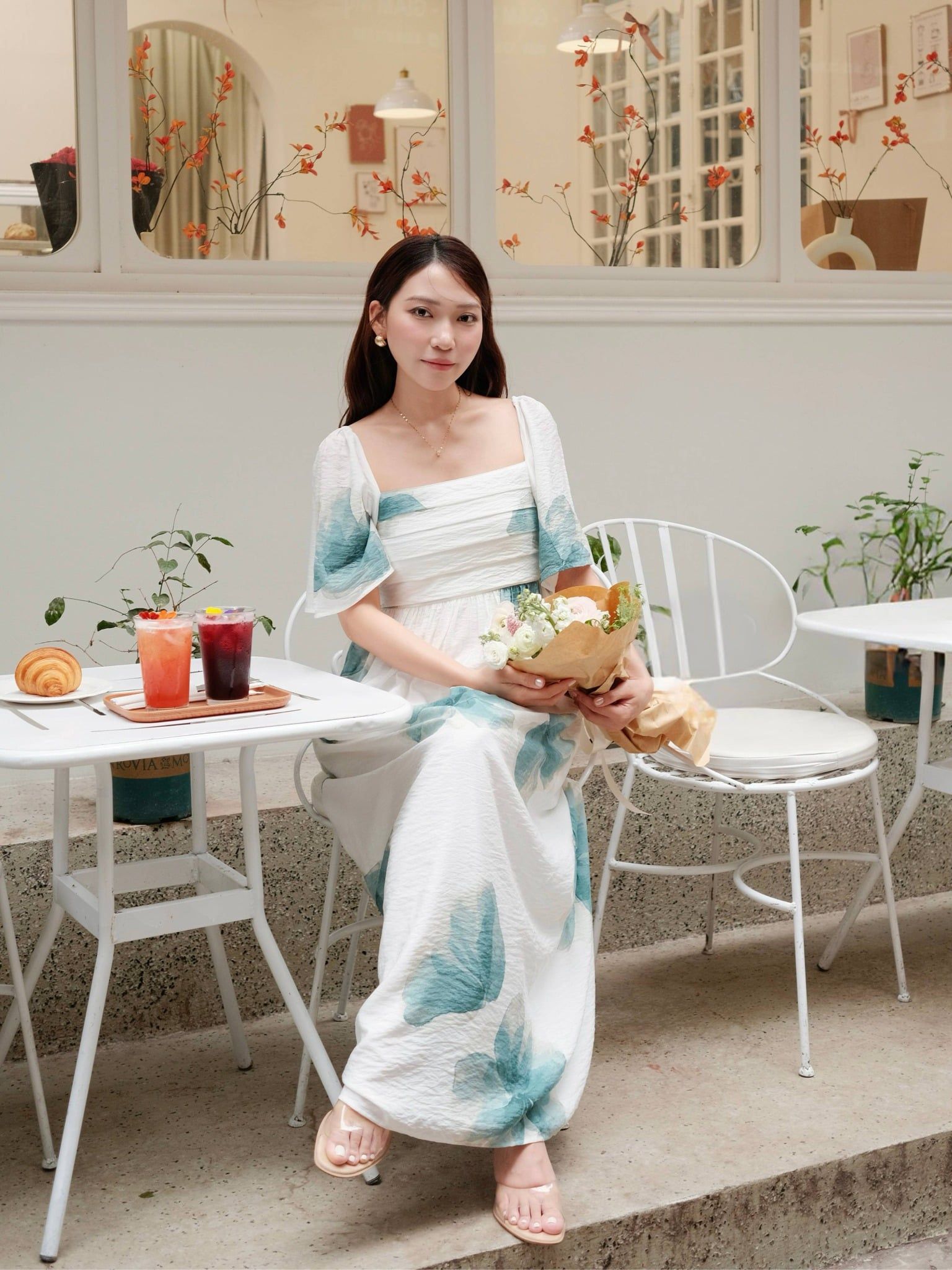  Đầm maxi hoa | Mauve Fairy dress 