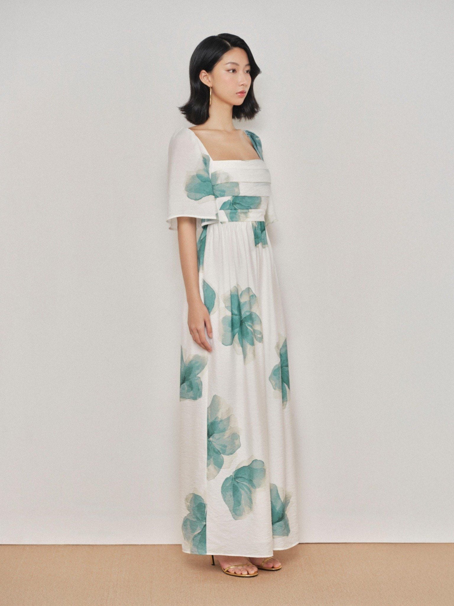  Đầm maxi hoa | Mauve Fairy dress 