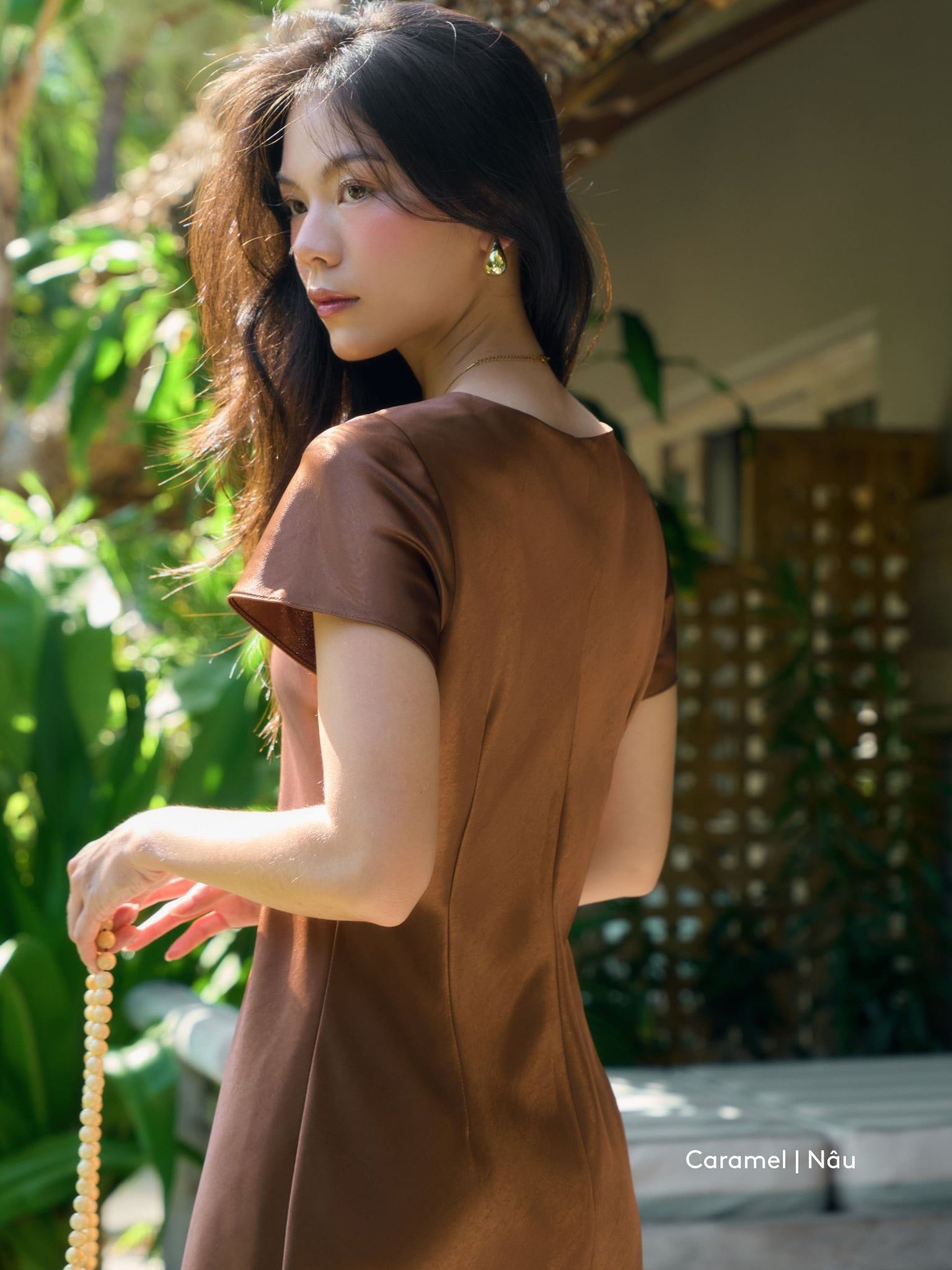  Đầm Uyên Ngư lụa 2 lớp | Mauve Mermaid Silk dress 