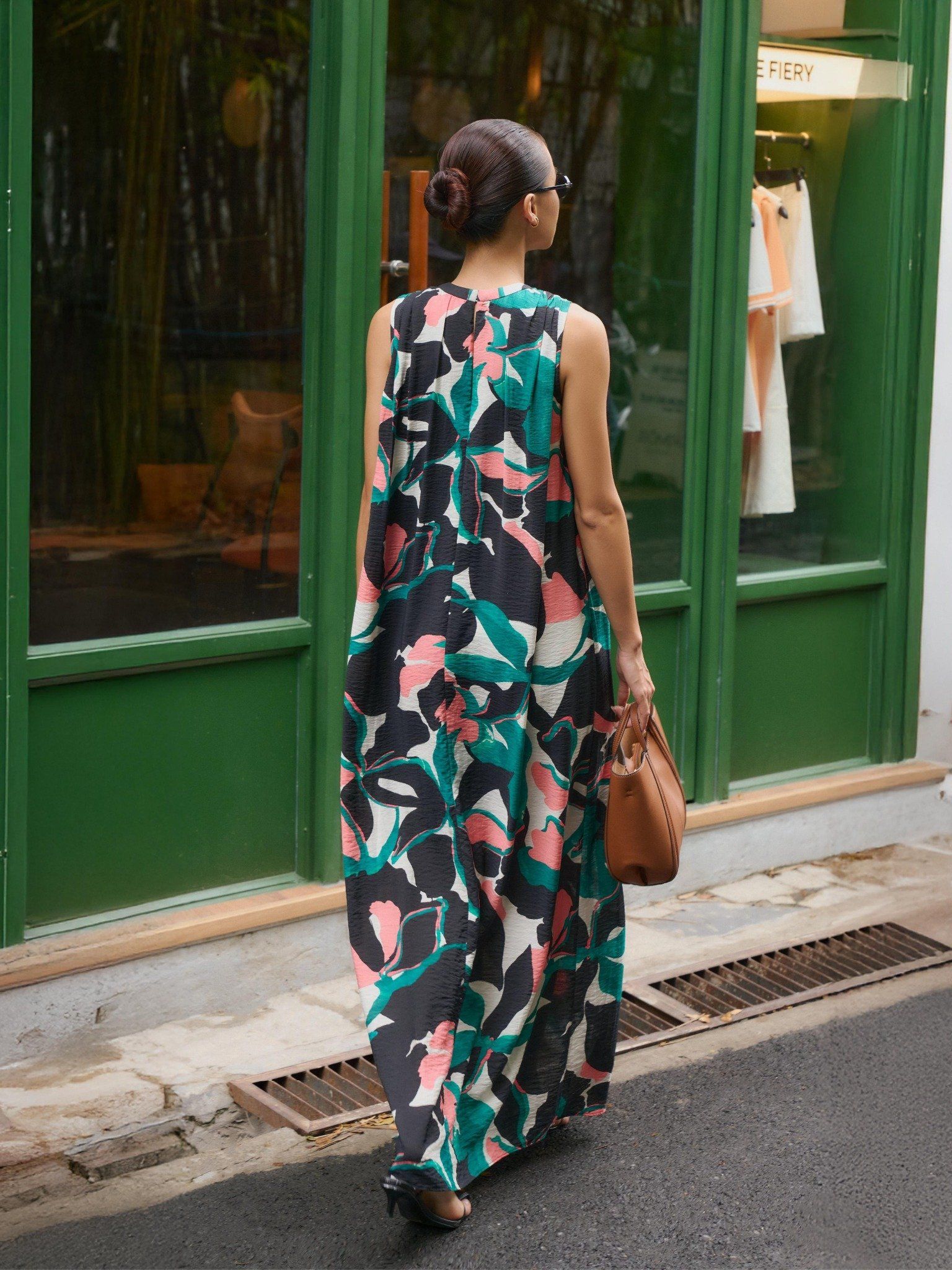  Đầm maxi hoa | Mauve Flower Market dress 