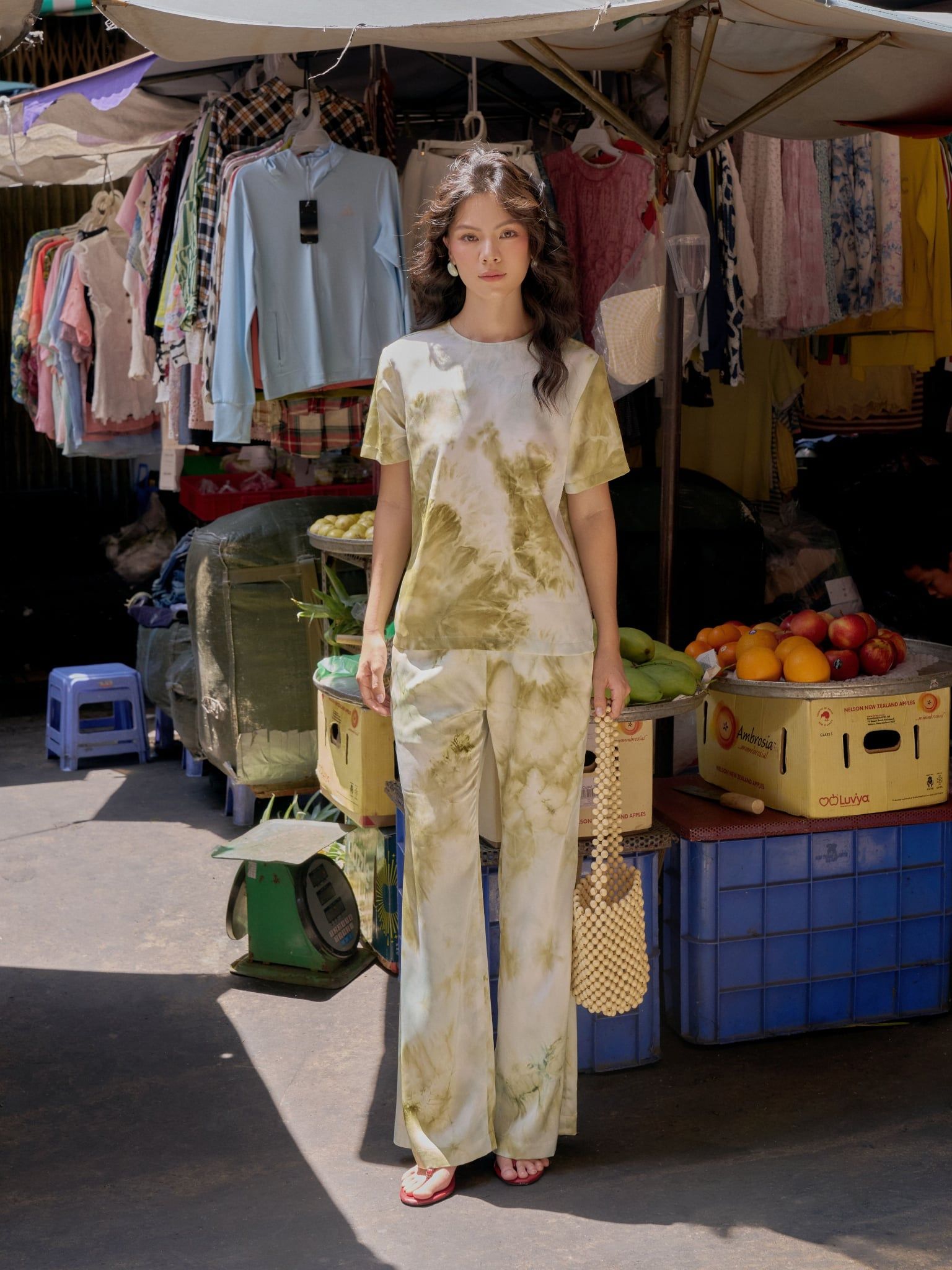  Áo Lục dáng suông | Mauve Sage top 