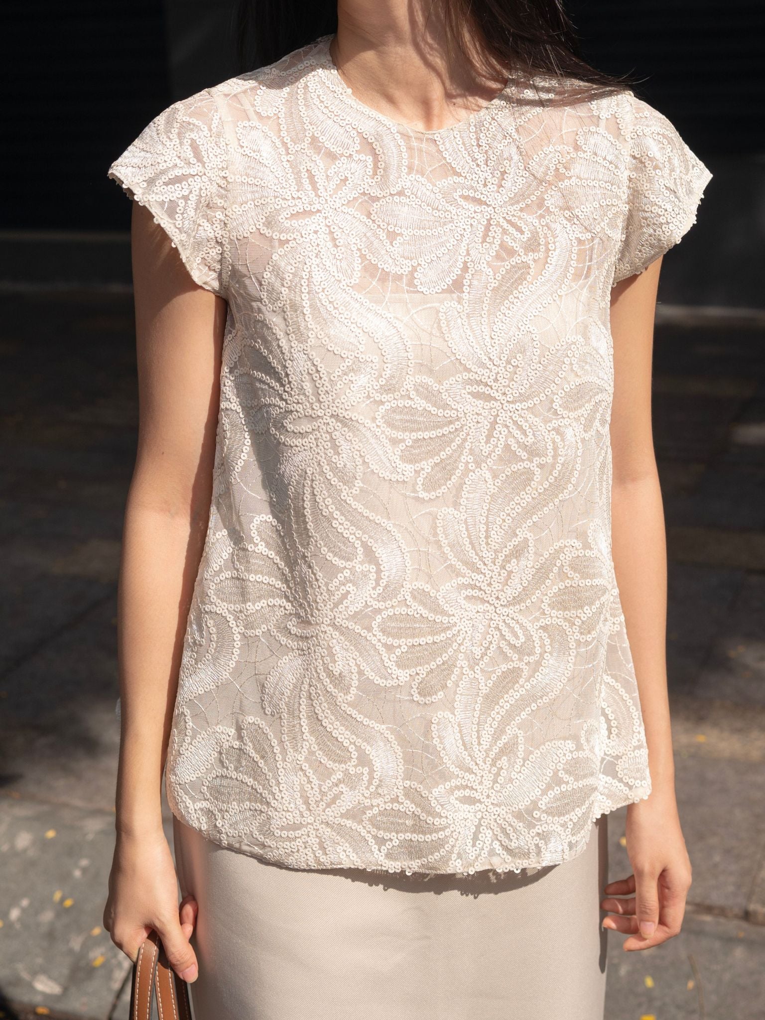  Set đồ dáng bút chì | Mauve Ivory set 