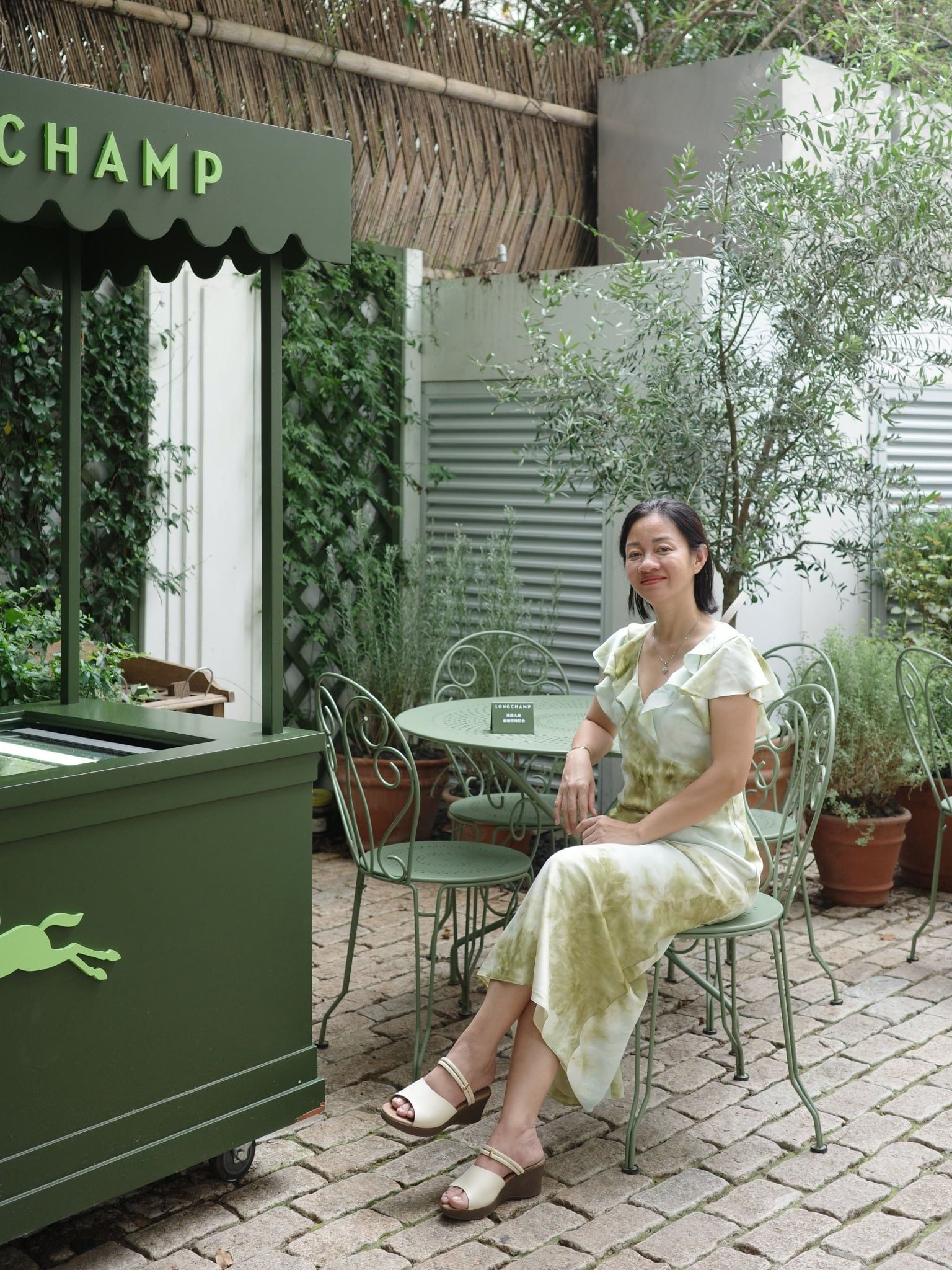  Đầm Lục phối bèo | Mauve Sage dress 