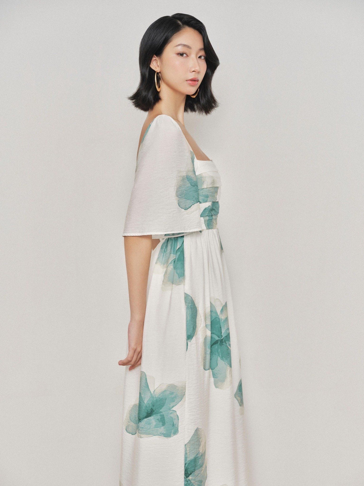  Đầm maxi hoa | Mauve Fairy dress 