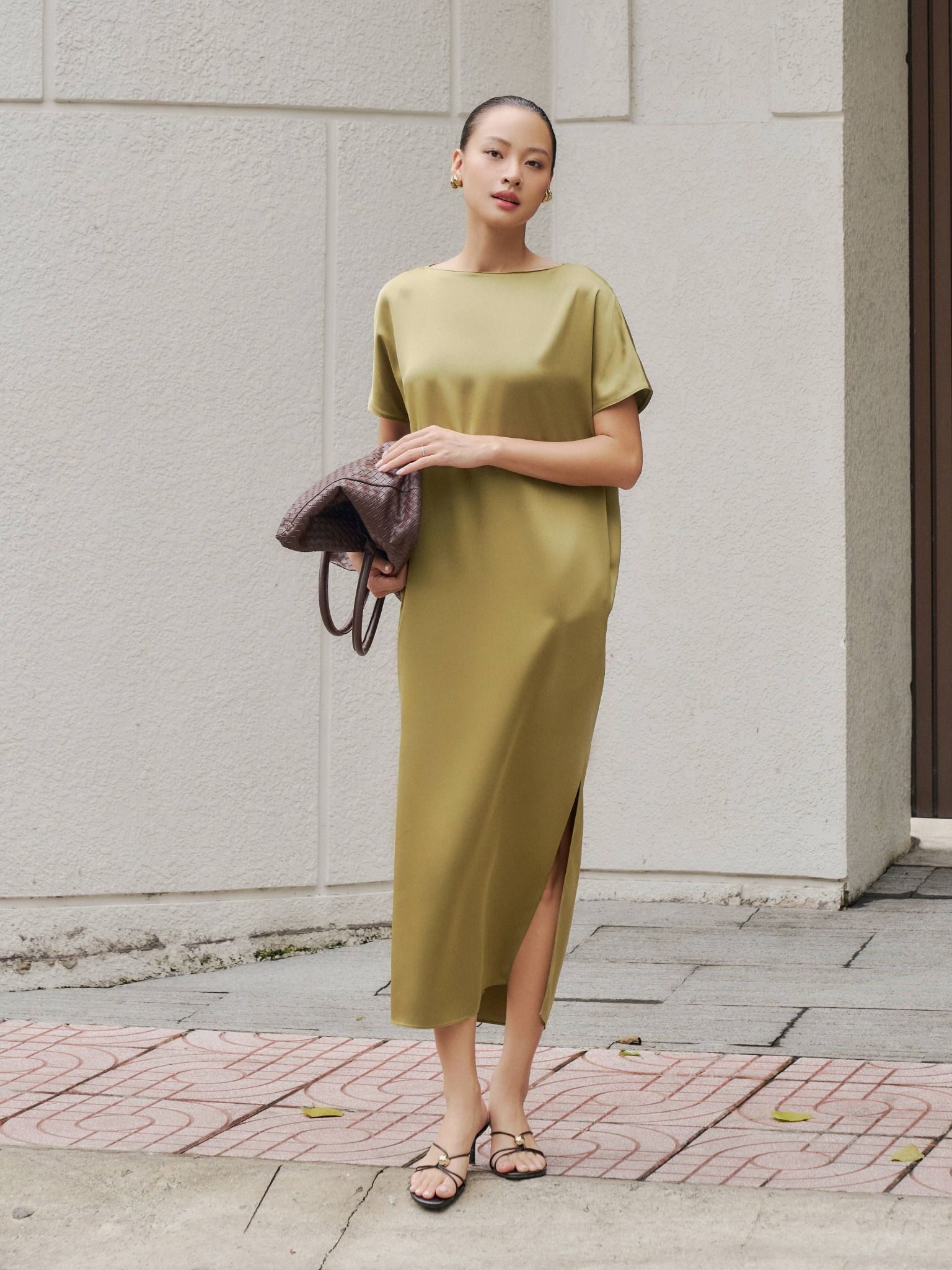  Mauve Signature dress - phiên bản trơn màu nâng cấp 