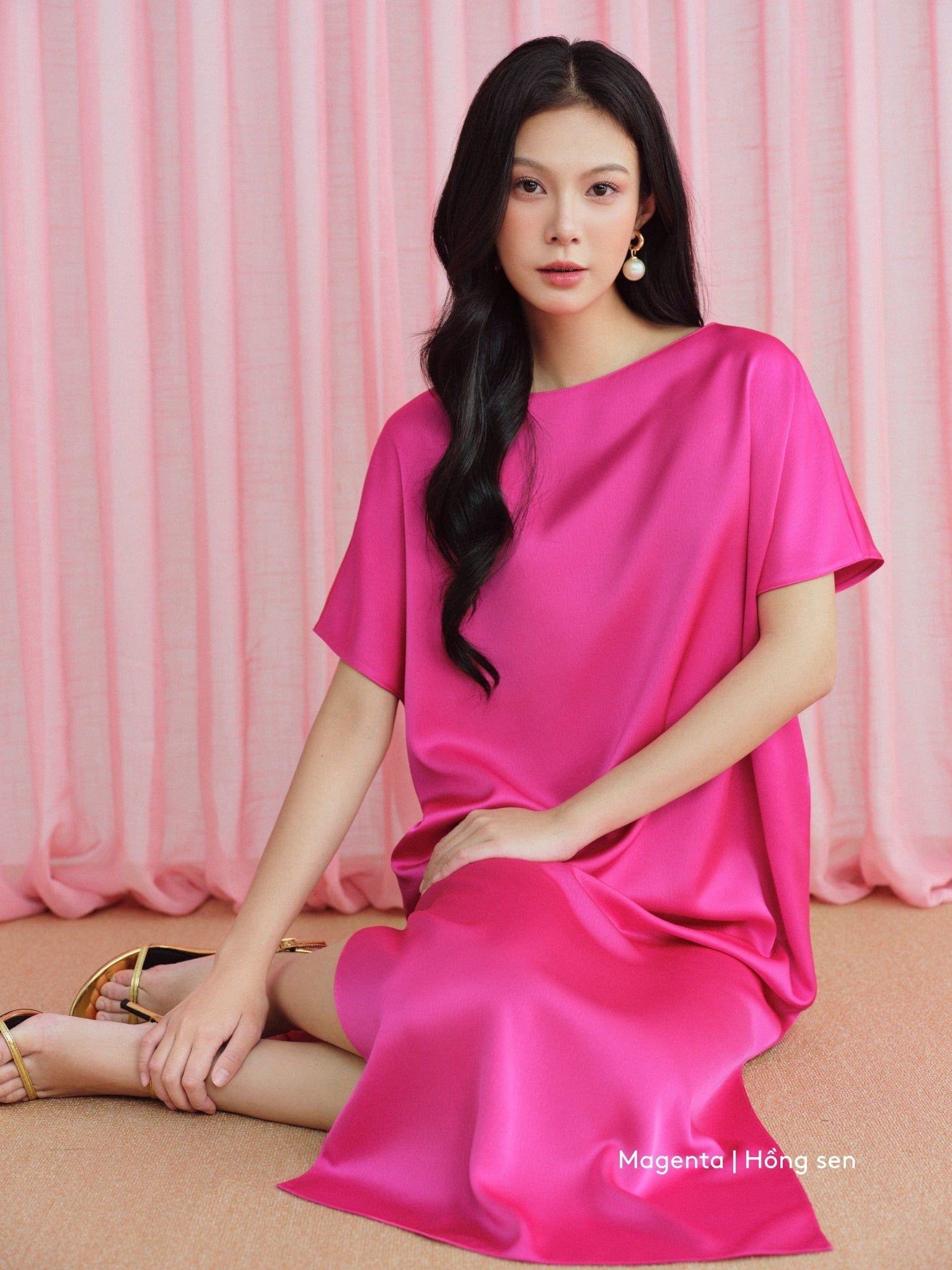 Mauve Signature dress - phiên bản trơn màu nâng cấp 