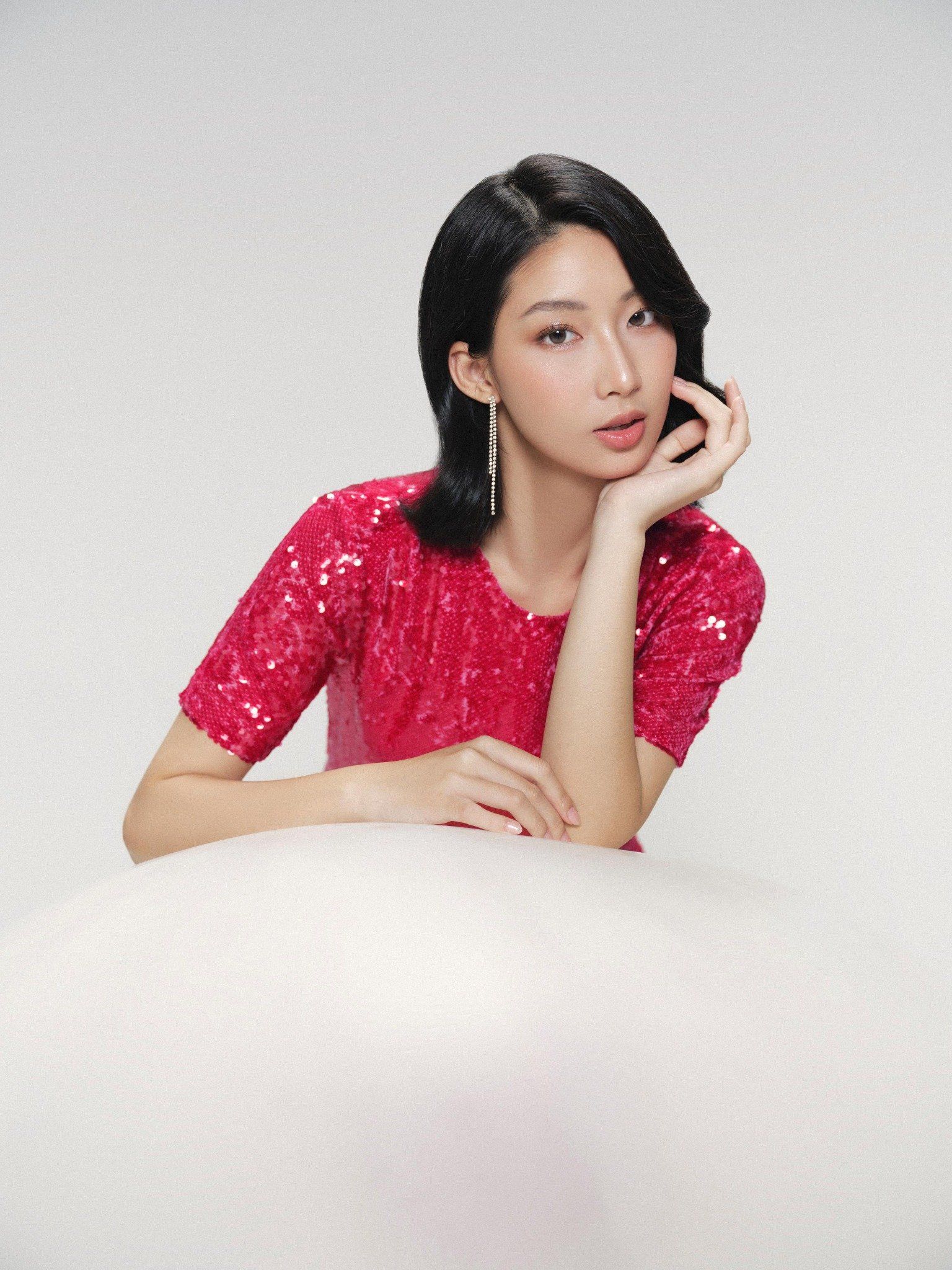  Đầm kim sa ngắn | Mauve Holly dress 