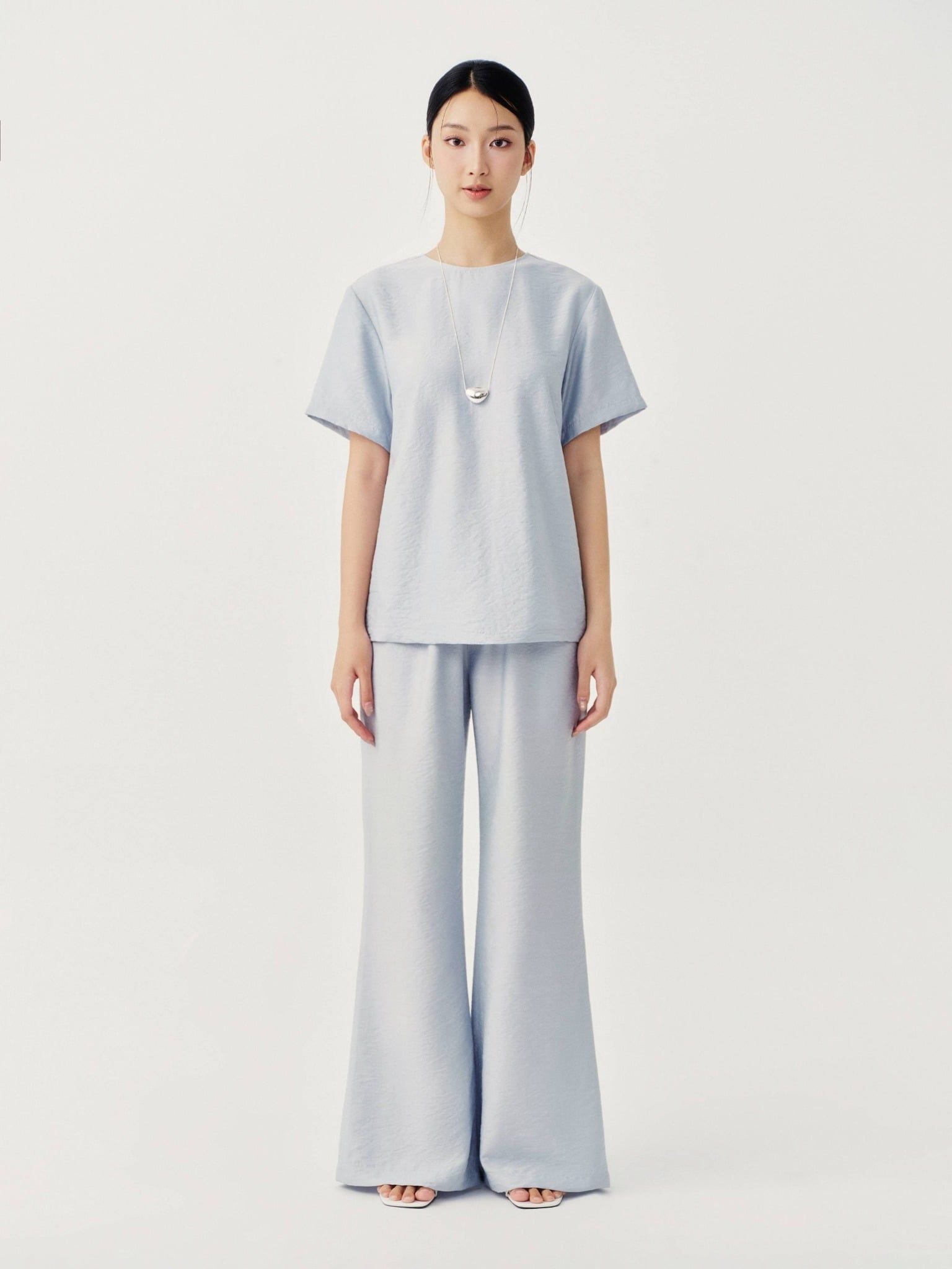  Quần suông ống loe | Mauve Comfy pants (lưng thun ngang rốn) 