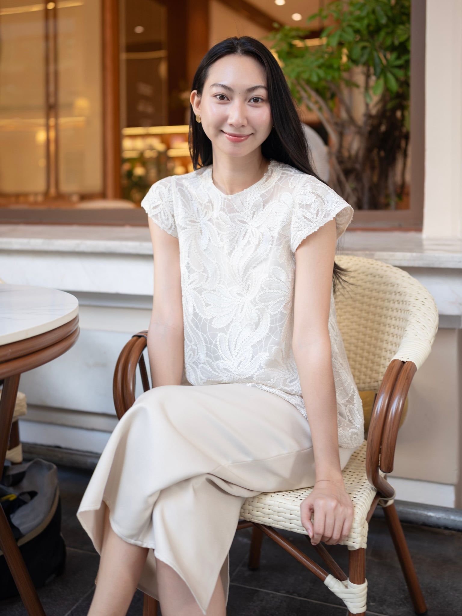  Set đồ dáng bút chì | Mauve Ivory set 