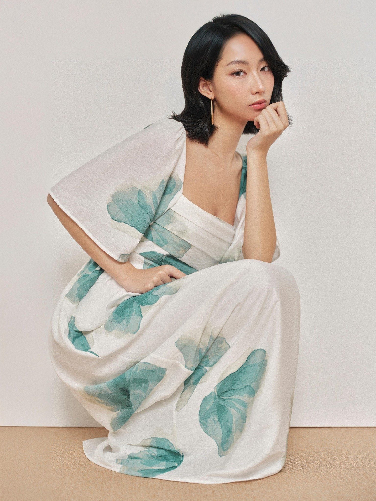  Đầm maxi hoa | Mauve Fairy dress 