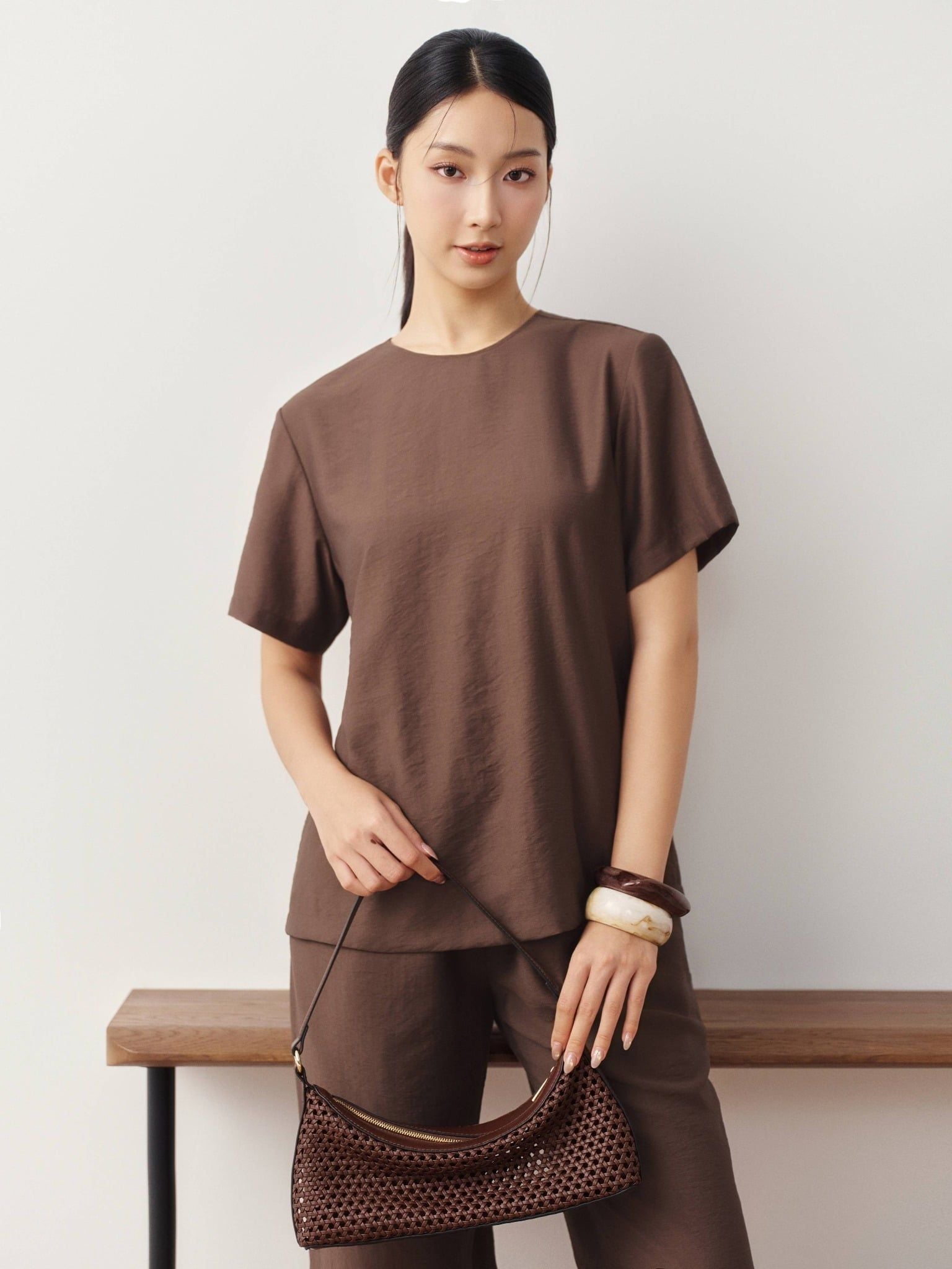  Áo dáng suông | Mauve Comfy tee 