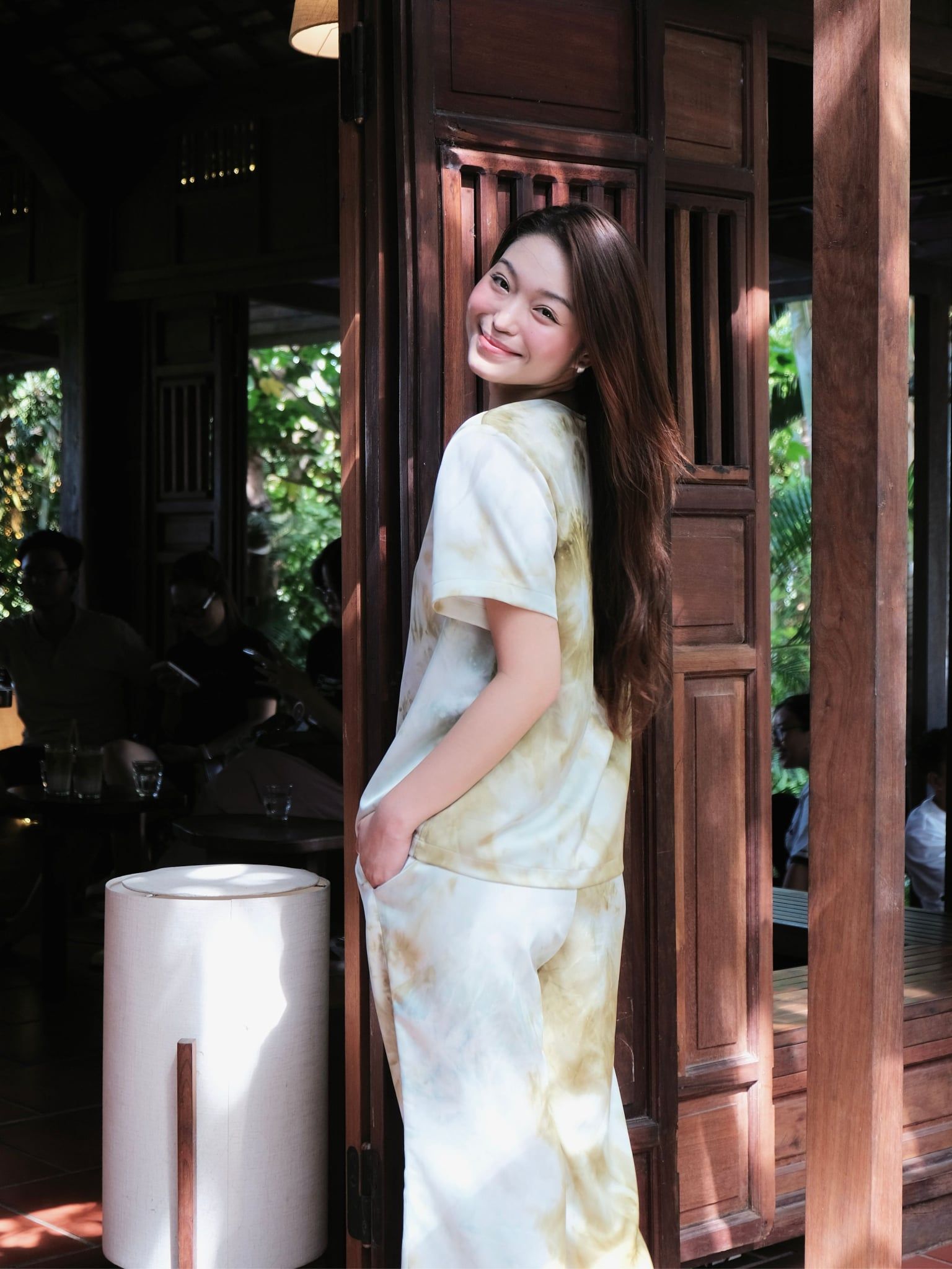  Áo Lục dáng suông | Mauve Sage top 
