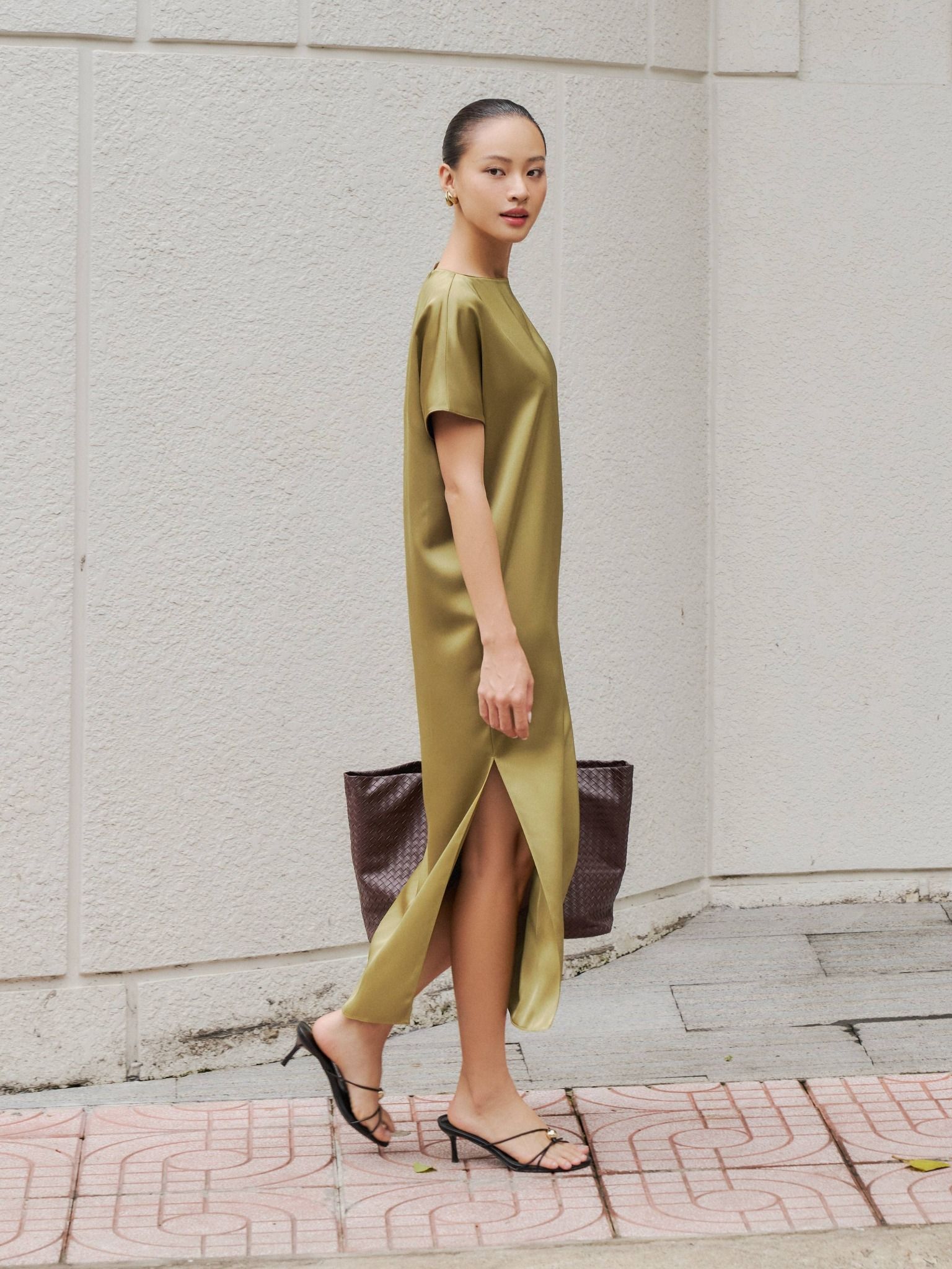  Mauve Signature dress - phiên bản trơn màu nâng cấp 