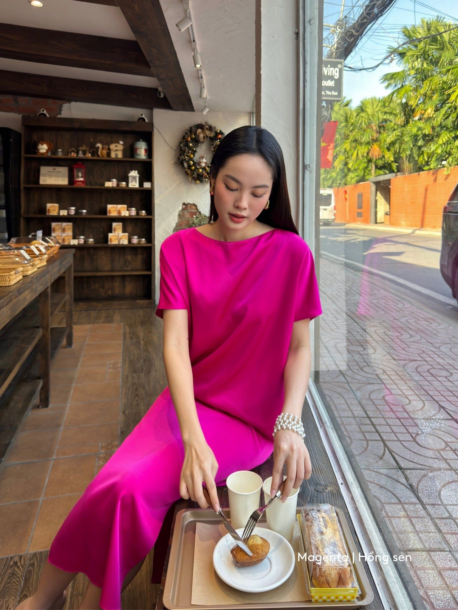 Mauve Signature dress - phiên bản trơn màu nâng cấp 