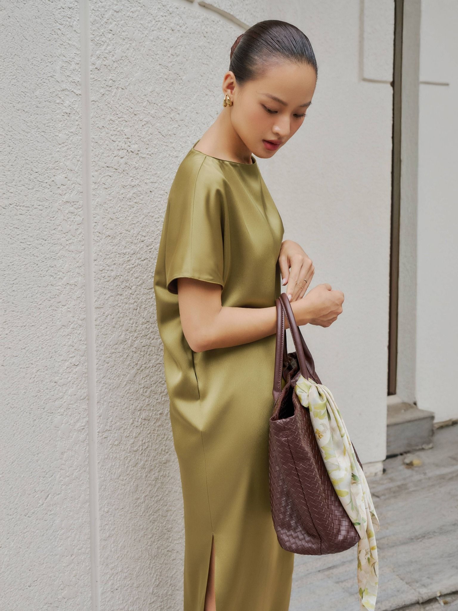  Mauve Signature dress - phiên bản trơn màu nâng cấp 