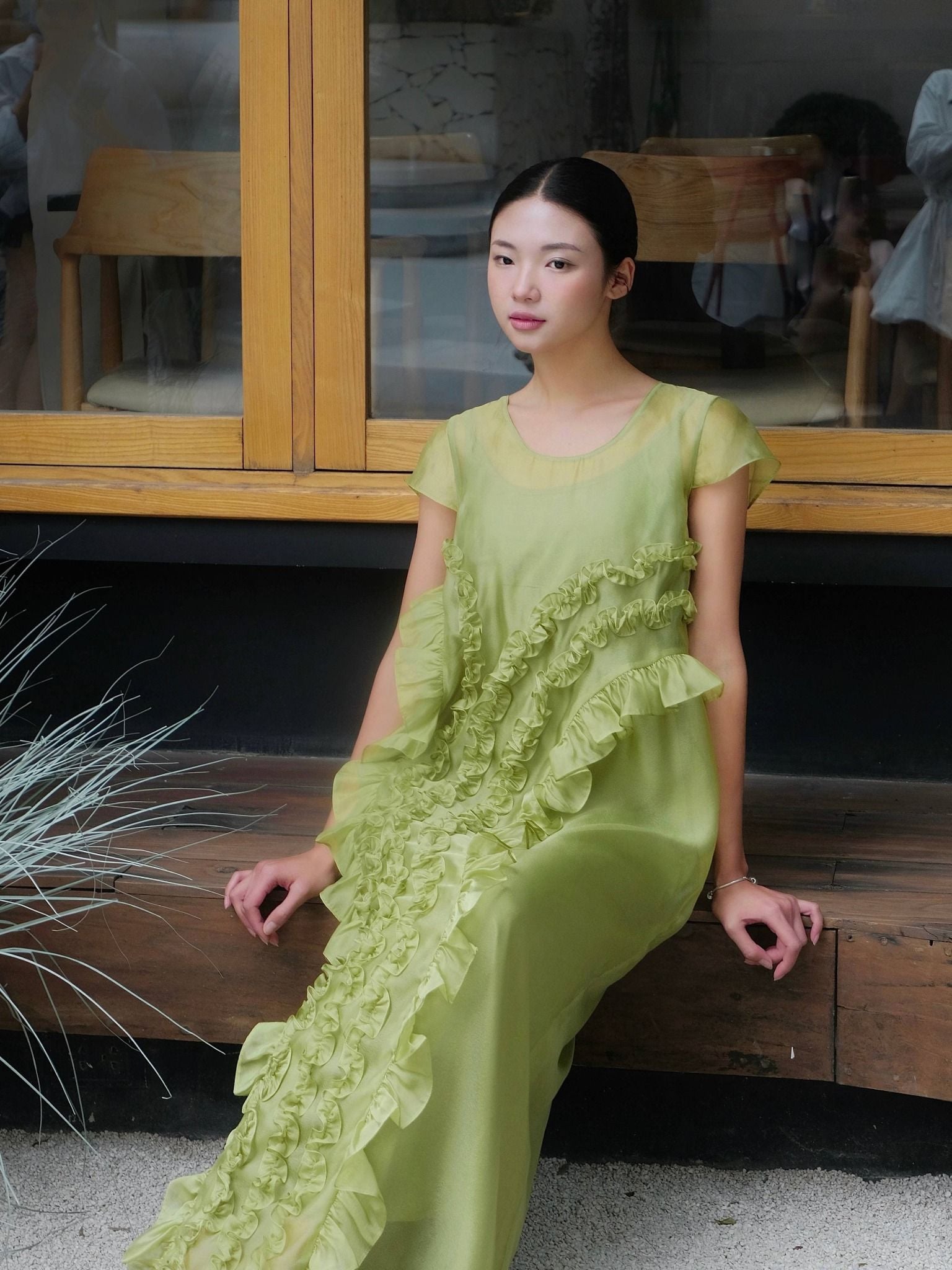  Đầm maxi tơ bèo | Mauve Muse dress 