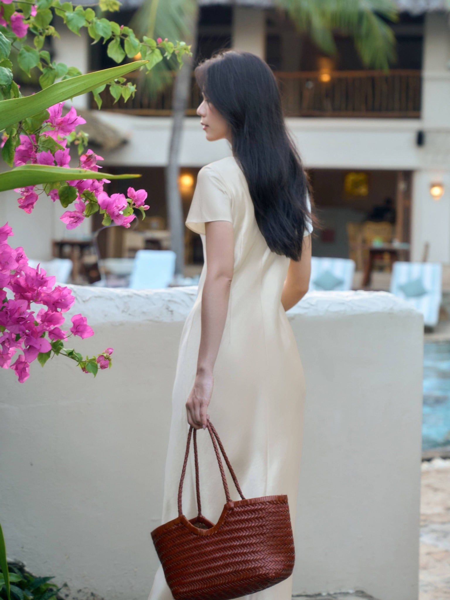  Đầm lụa đuôi cá | Mauve Mermaid Silk dress 